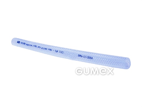 Záhradná hadica 1123, 38/48mm, 10bar, PVC/PVC, -5°C/+60°C, transparentná modrá